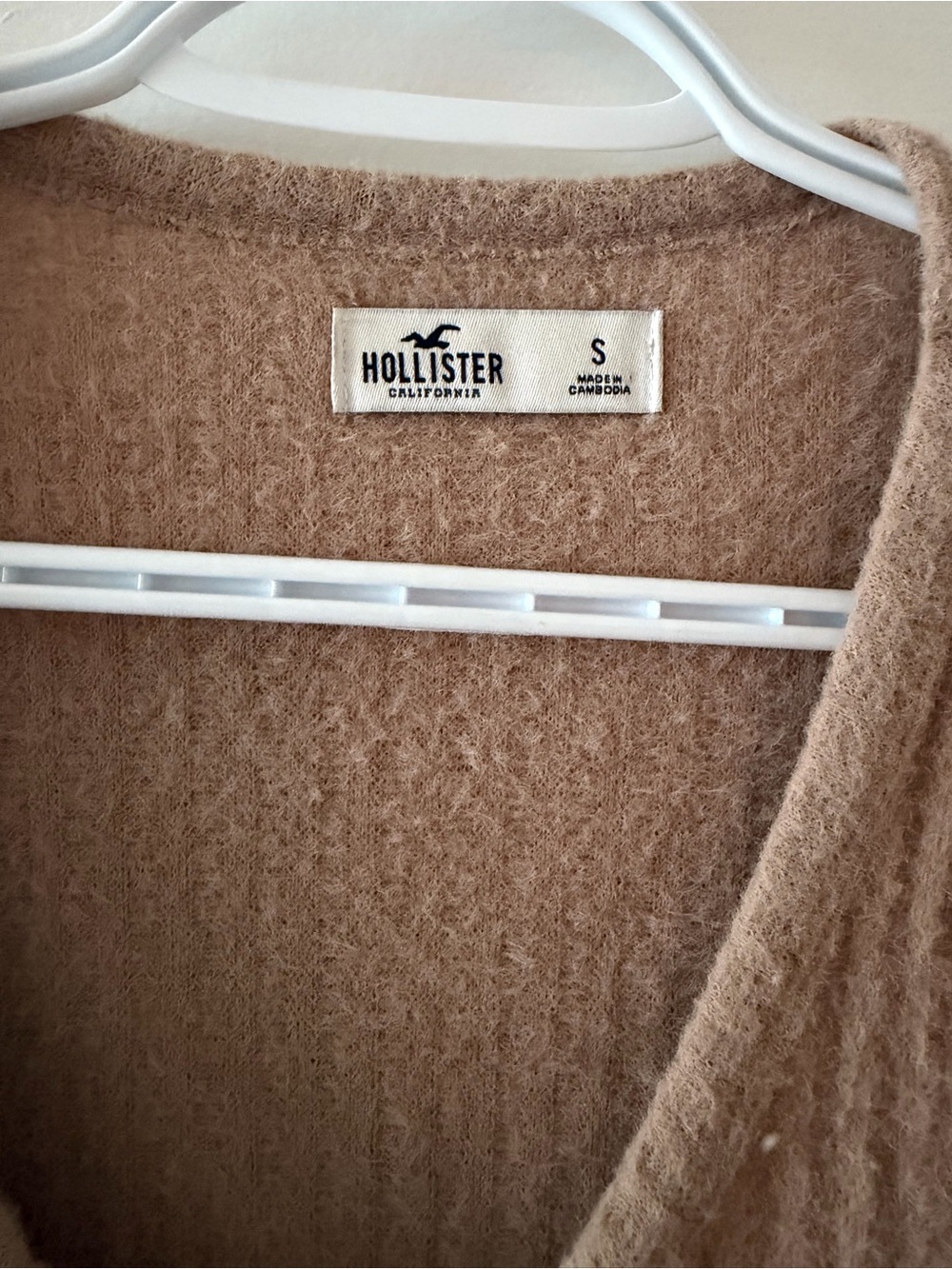 Hollister Camel crop cardigan - Picture 3 of 4